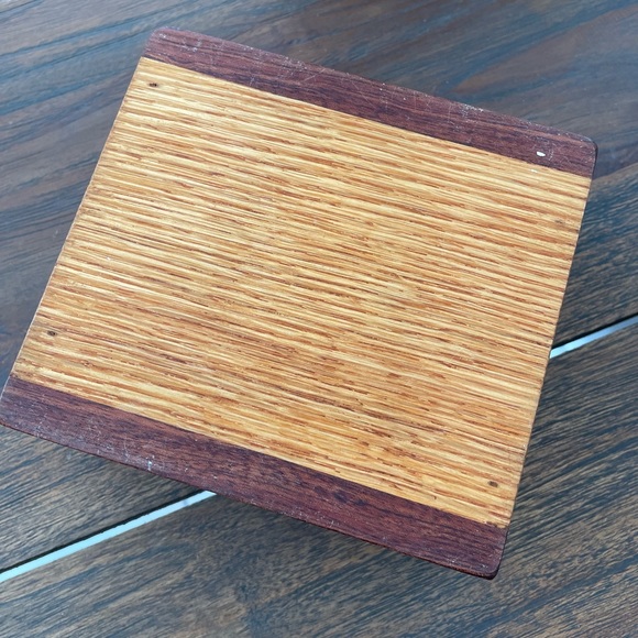 Sold Handmade wooden jewel box for men - Picture 3 of 3
